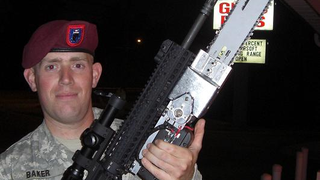 A Chainsaw Bayonet Strapped to an AR-15 Rifle is the Ultimate Zombie Killing Weapon
